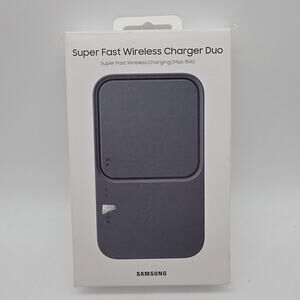 Samsung 15W Wireless Charger Duo Pad Only Dark Gray